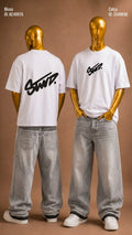 T-shirt Branca "Stwd." Print Costas
T-shirt streetwear básica e estilosa, fácil de combinar.