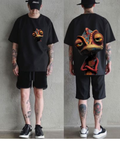 Camiseta KORVYN – Estampa Cameleão Rango 3D Streetwear (Corte Tradicional) 🔥