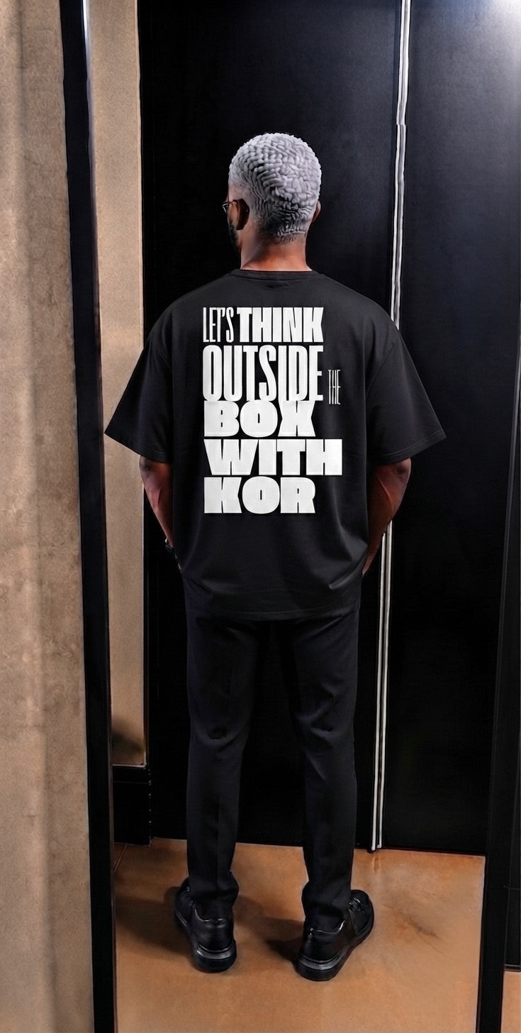 T-shirt KORVYN Streetwear – "Think Outside The Box"