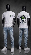 Camiseta Snoopy Hip Hop Streetwear Premium - Estampa Frente e Verso + BRINDE